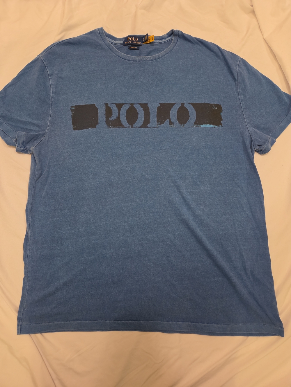 Polo by Ralph Lauren Vintage Blue Short-Sleeve Logo Tee